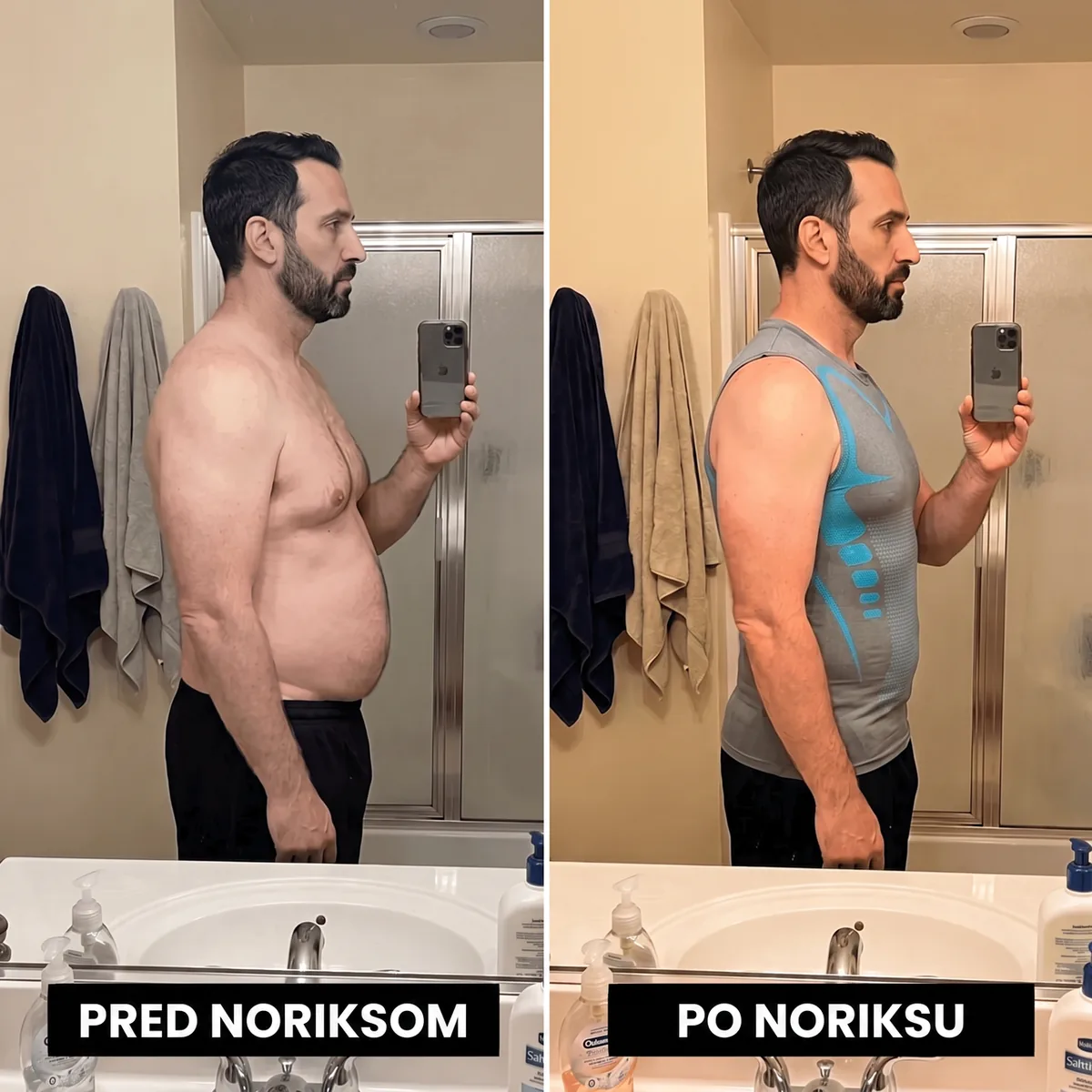 NORIKS FIT kompresijska majica