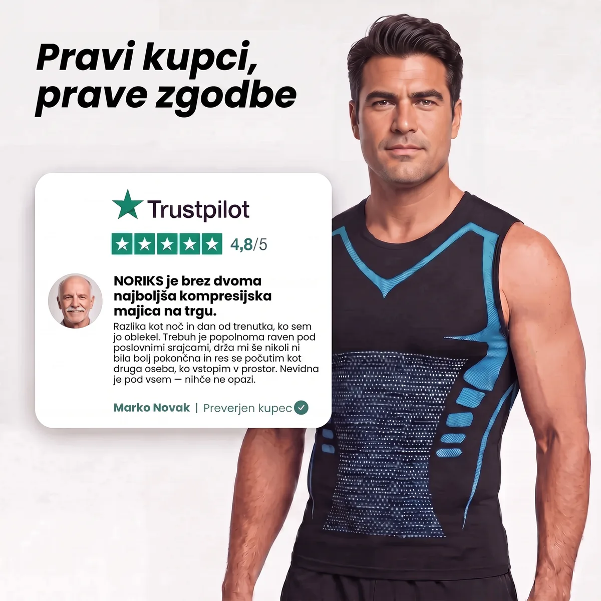 NORIKS FIT kompresijska majica