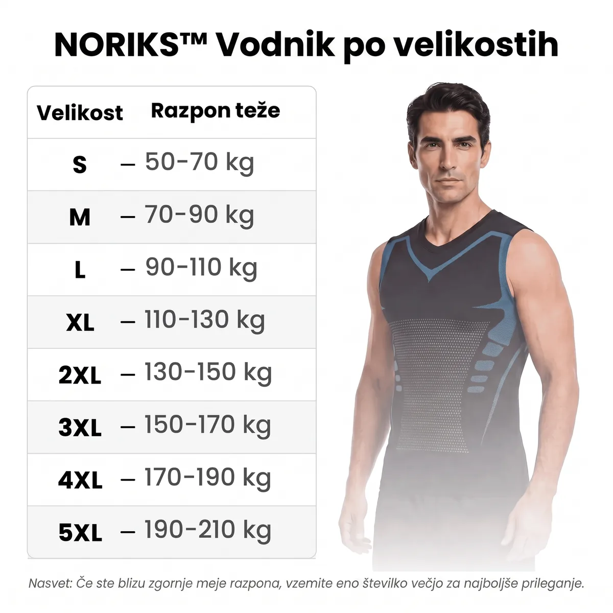 NORIKS FIT kompresijska majica